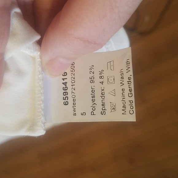 Shein Curve Lace Sleeve Tee 4XL - Picture 4 of 6